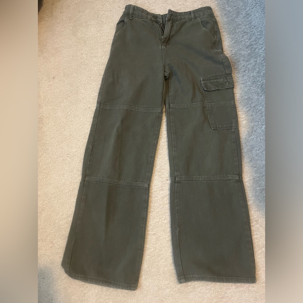 Olive Green Cargo Pants
